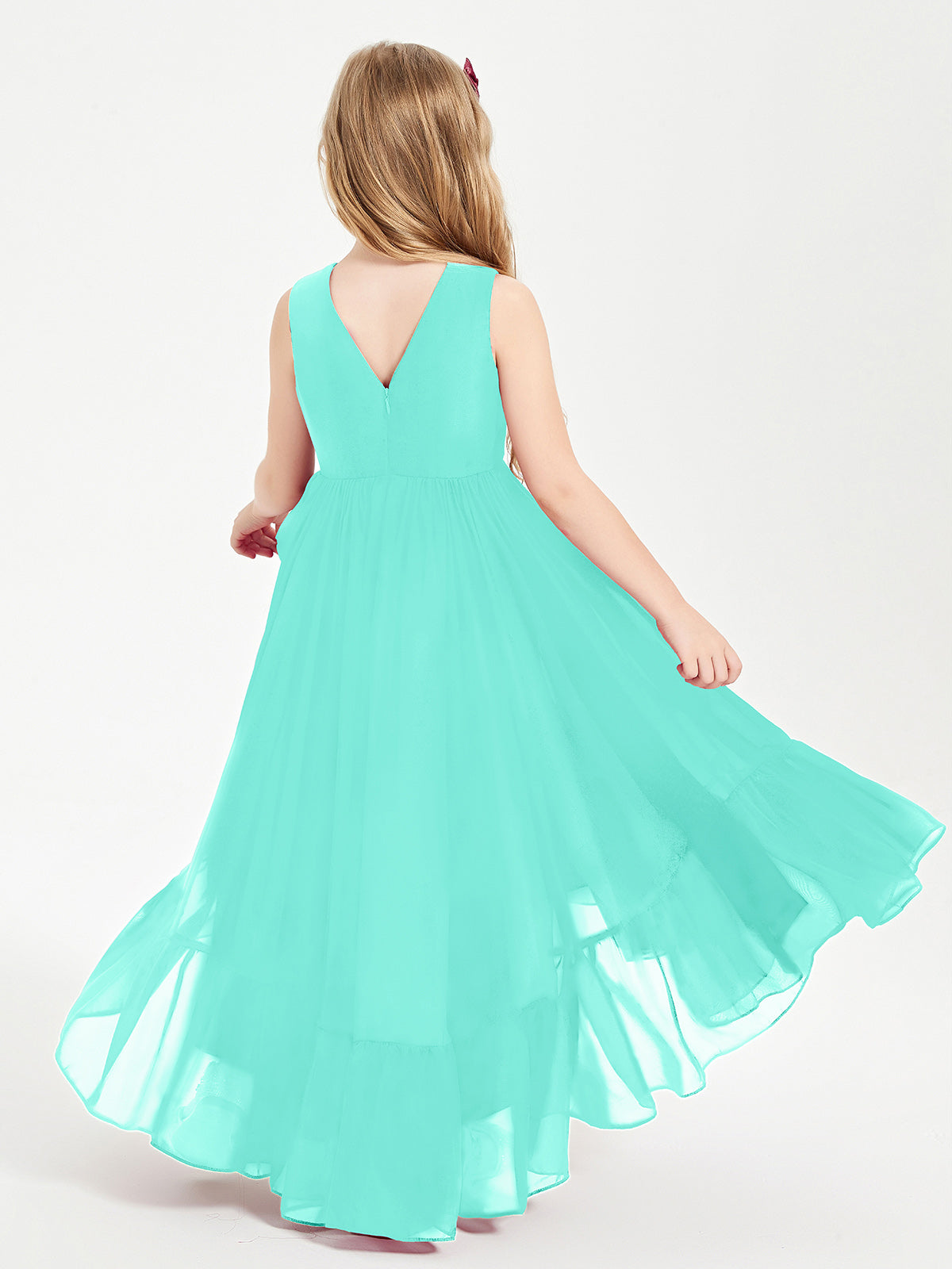 Cascading Skirt Boho Dresses for Junior Bridesmaids Spa